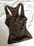 Y2K Leopard Slim Top