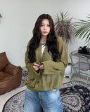 Repel see-through round cardigan