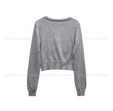 EB Argyle Crop Cardigan