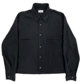 Two Pocket String Shirt Jacket