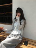 Weu Linen Rib Knit Cardigan