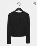 Reker Race Button Sleeveless Layered T-shirt