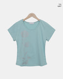 Yurem Rose Silver Short Sleeve T-shirt