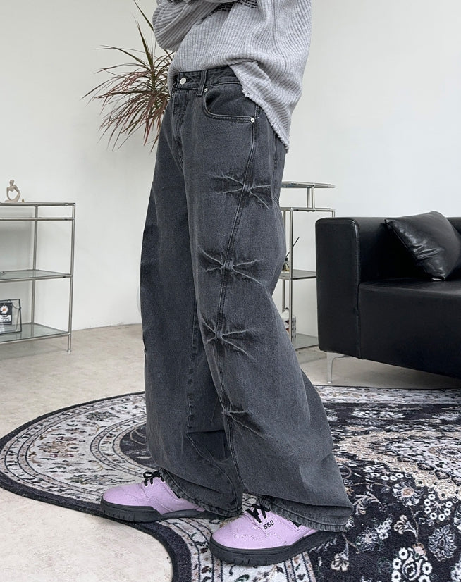 Bype X Curved Denim Pants