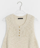 Keltabo Summer Layered Punching Knit Vest