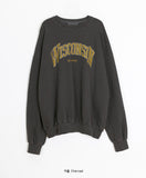 [unisex] Chez Lettering Pigment Over Sweatshirt