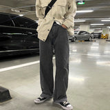 Maid Wide Washing Denim Pants