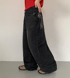 Rikkoni Ribbon Wide Denim Pants