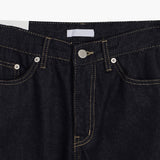 Knob Stitch Bootcut Raw Denim
