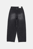 Milo snap wide denim pants