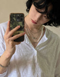 Slave Henley Neck T-shirt