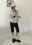 EMBO CAP SLEEVE SHIRT