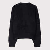 Beller Angora Round Crop Cardigan