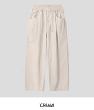 Cori Pintuck Wide Cotton Pants