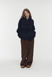[2-WAY] Nordic Winter Hood Knit Zip-up