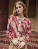 Stripe Crop Cardigan
