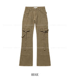 More Belted Low Bootcut Pants