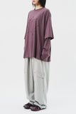 Sun Curved Snap Wide Pants