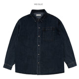 Lead Washing Denim Shirt Jacket