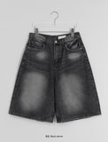 [unisex] Ohin Vintage Washing Denim Bermuda Pants