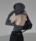 Idin Backless Hoodie