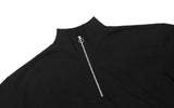 Skin Half Neck Knit Sweatshirt