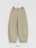[Unisex] Kudento Stripe Cotton Wide Pants