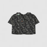 Camo Leather Patch Shirt