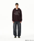 EMB SPLATTER DENIM PANT