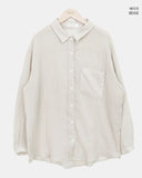 Glitz Summer Pocket See-through Shirt