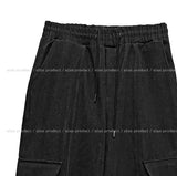 Koi cut brushed denim cargo pants