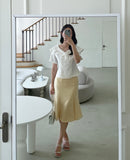 Deuelrin Mermaid Slit Skirt