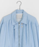 Sikone Seersucker Stripe Collar Jacket