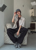 loopy pocket cargo nylon pants