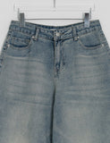 [unisex] Dehas Washing Denim Bermuda Pants
