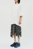 (W) Hippie Checked Skirt