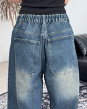 Peber Damage Banded Denim Pants