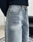 Dinan Pocket Washing Denim Pants