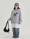 [BAONHAUS] Sentil Star Embroidered Hoodie