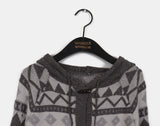 Linga Duffle Nordic Hood Knit Cardigan