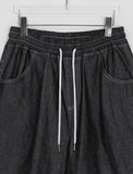 Stind Star Patch Raw Bermuda Pants