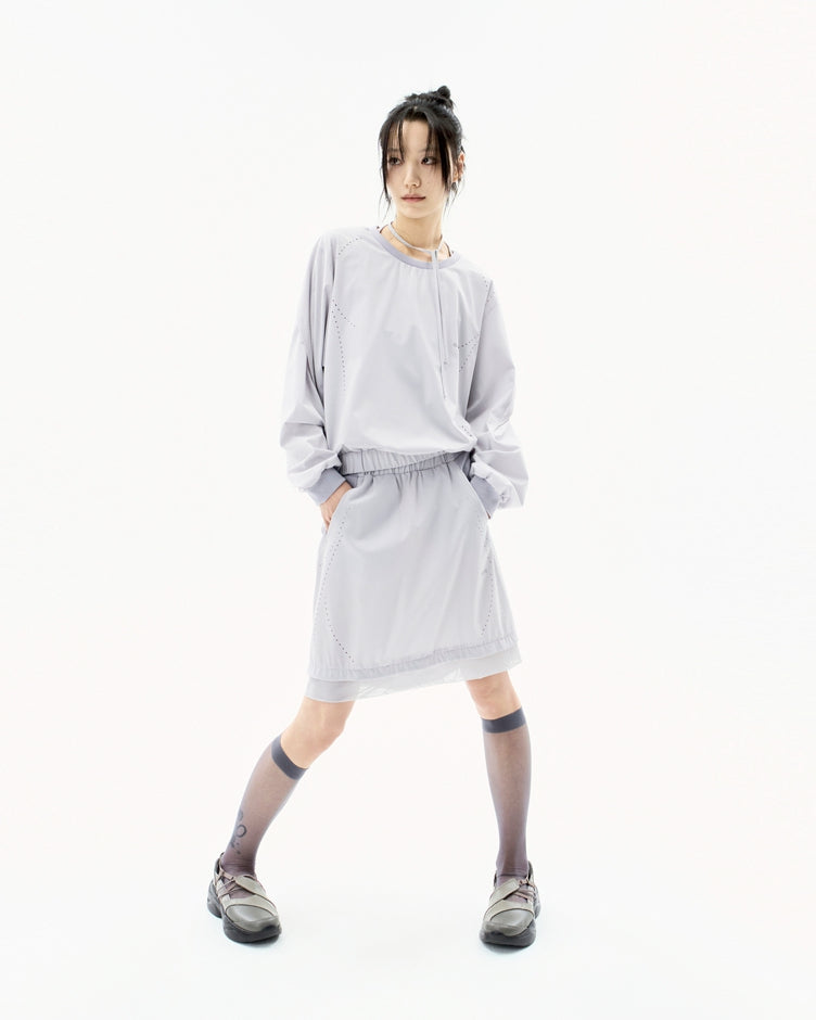 スカート OJOS Layered Mesh Nylon Midi Skirt 5BJH569 OJOS (オホス ) - レイヤーメッシュナイロンミディスカート