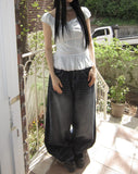 Tamami Balloon Wide Denim Pants