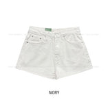Moring Heart Rivet Cotton Shorts