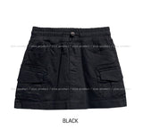 Odd cargo banding skirt pants