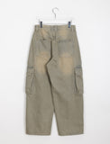 [unisex] Quarren vintage washed cargo denim pants