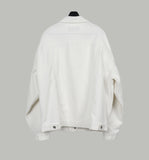 Oversize denim jacket White