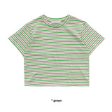 MELODY STRIPE CROP T
