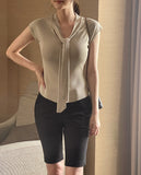 Barnett Tie Cap Sleeveless Knit