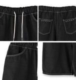 Beane Eyelet Bermuda Denim Pants